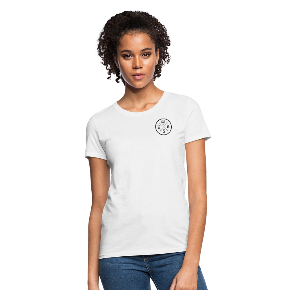 Classic Women's ESB T-Shirt - Black-Logo - white