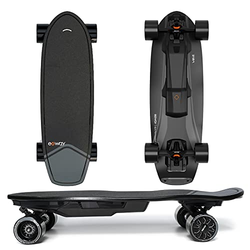 EXWAY Wave Hub Electric Skateboard with Remote, Top Speed of 23 Mph, Quick-Swap Battery, 440 LBS Max Load, IP55 Waterproof, Cruiser for Adults & Teens - Massive Stator Pty Ltd
