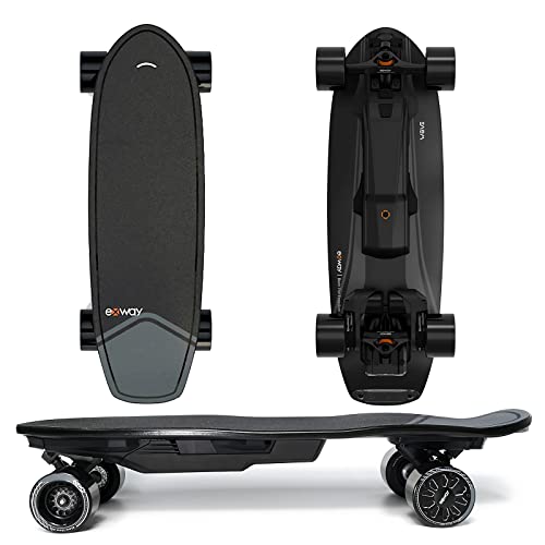 EXWAY Wave Riot Electric Skateboard with Remote, Top Speed of 23 Mph, Quick-Swap Battery , 440 LBS Max Load, IP55 Waterproof, Cruiser for Adults & Teens - Massive Stator Pty Ltd