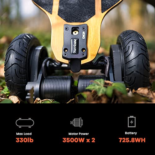MEEPO Hurricane Bamboo Pro Off-Road All Terrain Electric Skateboard, Ultra-Long 44 Miles Range Mountain Board, Highest 35MPH Top Speed, 365 Days Warranty, Professional for Adult - Massive Stator Pty Ltd
