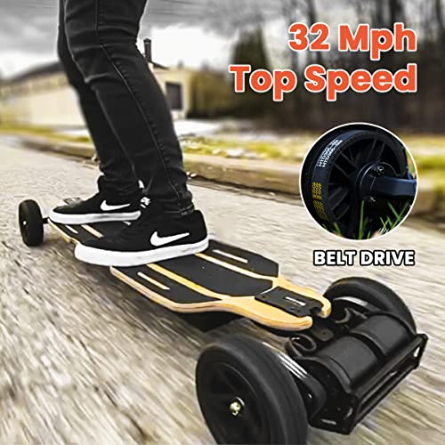 MEEPO Hurricane Bamboo Pro Off-Road All Terrain Electric Skateboard, Ultra-Long 44 Miles Range Mountain Board, Highest 35MPH Top Speed, 365 Days Warranty, Professional for Adult - Massive Stator Pty Ltd