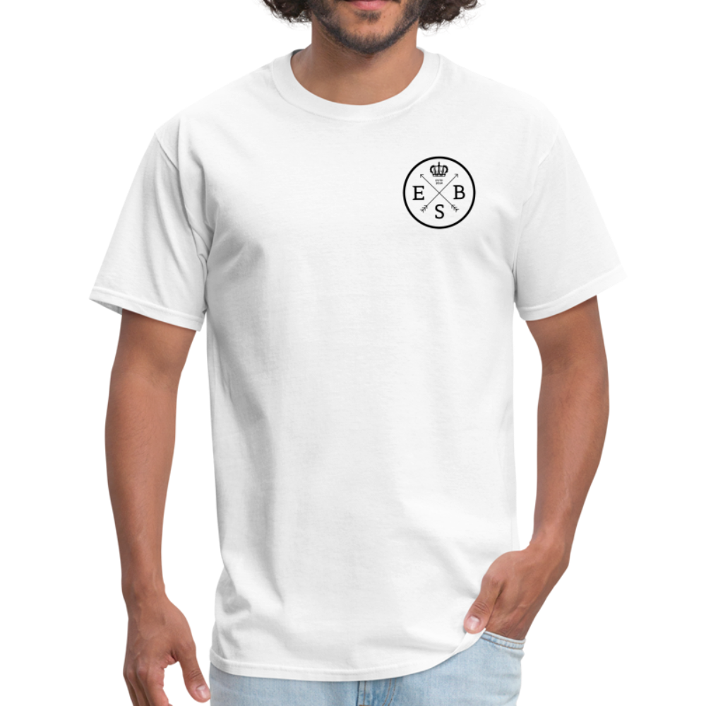Classic ESB T-Shirt - Black-Logo - white